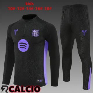 Insieme Tuta Calcio FC Barcellona Bambino Nero 2025/2026  Insieme Tuta Calcio FC Barcellona Bambino Nero 2025/2026