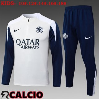 Insieme Tuta Calcio Paris PSG Bambino Bianco 2025/2026