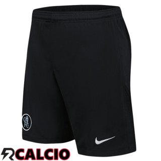 Terza Pantaloncini Calcio FC Chelsea Nero 2025/2026  Terza Pantaloncini Calcio FC Chelsea Nero 2025/2026