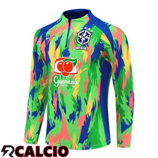 Felpa Allenamento Brasile Verde 2025/2026  Felpa Allenamento Brasile Verde 2025/2026