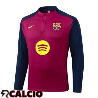 Felpa Allenamento FC Barcellona Rosso Blu Reale 2025/2026  Felpa Allenamento FC Barcellona Rosso Blu Reale 2025/2026