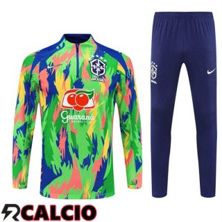 Insieme Tuta Calcio Brasile Verde 2025/2026