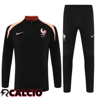 Insieme Tuta Calcio Francia Nero 2025/2026