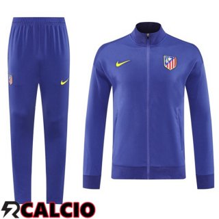 Insieme Tuta Calcio - Giacca Atletico Madrid Viola 2025/2026  Insieme Tuta Calcio - Giacca Atletico Madrid Viola 2025/2026