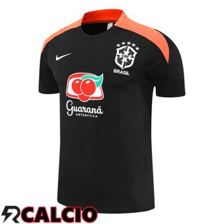 T Shirt Allenamento Brasile Nero 2025/2026