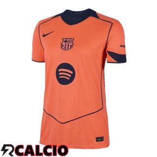 Terza Maglia FC Barcellona Donna Rosso 2025/2026