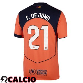 Terza Maglia FC Barcellona (F. DE JONG 21) Rosso 2025/2026