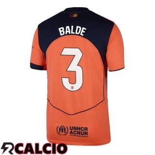 Terza Maglia FC Barcellona (BALDE 3) Rosso 2025/2026