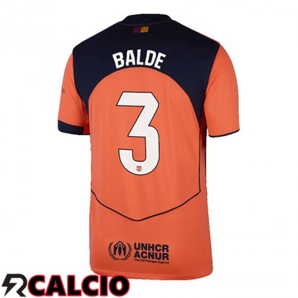 Terza Maglia FC Barcellona (BALDE 3) Rosso 2025/2026