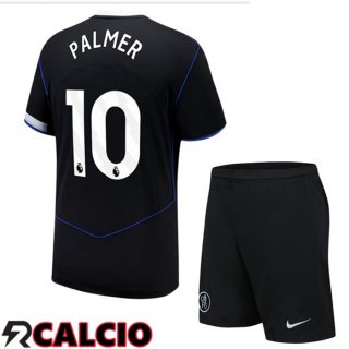 Terza Maglia FC Chelsea (Palmer 10) Bambino Nero 2025/2026  Terza Maglia FC Chelsea (Palmer 10) Bambino Nero 2025/2026