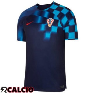Seconda Maglia Croazia Nero Blu 2022/2023  Seconda Maglia Croazia Nero Blu 2022/2023