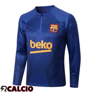 Felpe Allenamento FC Barcellona Blu 2022/2023  Felpe Allenamento FC Barcellona Blu 2022/2023