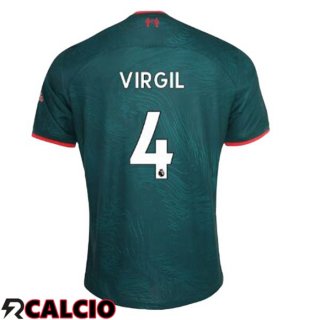 Terza Maglia FC Liverpool (VIRGIL 4) Verde 2022/2023