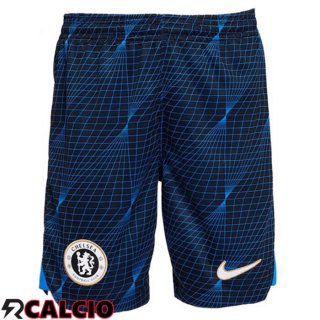 Seconda Pantaloncini Calcio FC Chelsea Blu 2023/2024  Seconda Pantaloncini Calcio FC Chelsea Blu 2023/2024
