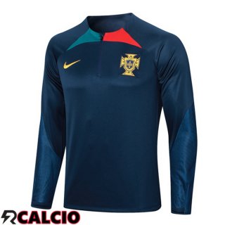 Felpa Allenamento Portogallo Blu Reale 2023/2024