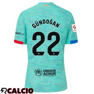 Terza Maglia FC Barcellona (GÜNDOĞAN 22) Verde 2023/2024
