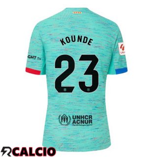 Terza Maglia FC Barcellona (KOUNDE 23) Verde 2023/2024
