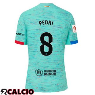 Terza Maglia FC Barcellona (PEDRI 8) Verde 2023/2024  Terza Maglia FC Barcellona (PEDRI 8) Verde 2023/2024