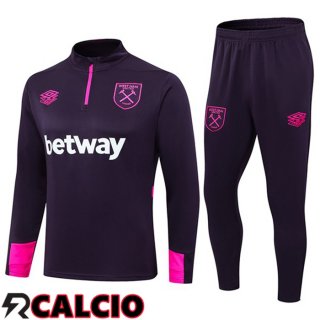 Insieme Tuta Calcio West Ham United Viola 2024/2025