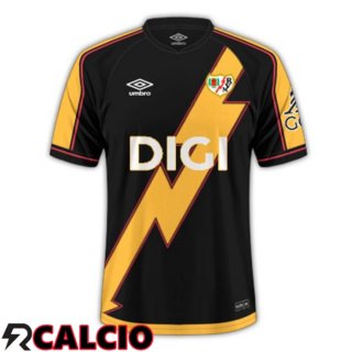Terza Maglia Rayo Vallecano Nero Giallo 2025/2026  Terza Maglia Rayo Vallecano Nero Giallo 2025/2026