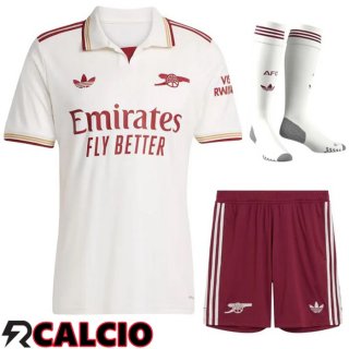 Terza Insieme Maglia Arsenal (Pantaloncini + Calzini) 2025/2026  Terza Insieme Maglia Arsenal (Pantaloncini + Calzini) 2025/2026