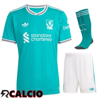 Terza Insieme Maglia Liverpool (Pantaloncini + Calzini) 2025/2026  Terza Insieme Maglia Liverpool (Pantaloncini + Calzini) 2025/2026