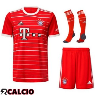 Prima Maglia Bayern Monaco (Pantaloncini + Calzini) 2022/2023