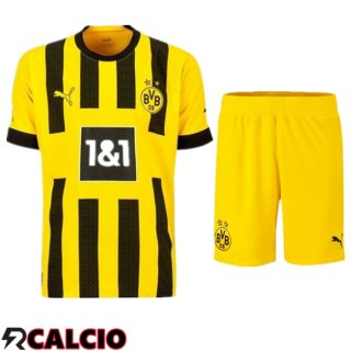Prima Maglia Dortmund BVB + Pantaloncini 2022/2023  Prima Maglia Dortmund BVB + Pantaloncini 2022/2023