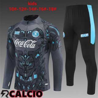 Insieme Tuta Calcio SSC Napoli Bambino Grigio 2025/2026