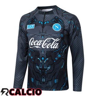 Felpa Allenamento SSC Napoli Grigio 2025/2026  Felpa Allenamento SSC Napoli Grigio 2025/2026
