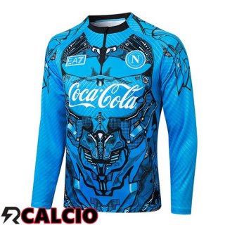 Felpa Allenamento SSC Napoli Blu 2025/2026  Felpa Allenamento SSC Napoli Blu 2025/2026