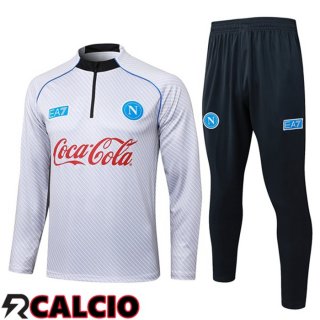 Insieme Tuta Calcio SSC Napoli Bianco 2025/2026