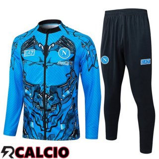 Insieme Tuta Calcio - Giacca SSC Napoli Blu 2025/2026