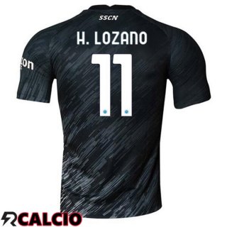 Terza Maglia SSC Napoli (H. Lozano 11) Nero 2022/2023  Terza Maglia SSC Napoli (H. Lozano 11) Nero 2022/2023