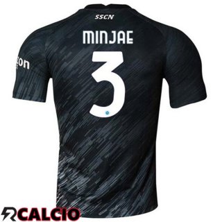 Terza Maglia SSC Napoli (Minjae 3) Nero 2022/2023  Terza Maglia SSC Napoli (Minjae 3) Nero 2022/2023
