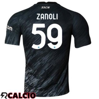 Terza Maglia SSC Napoli (Zanoli 59) Nero 2022/2023