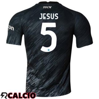 Terza Maglia SSC Napoli (Jesus 5) Nero 2022/2023