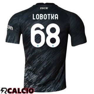 Terza Maglia SSC Napoli (Lobotka 68) Nero 2022/2023  Terza Maglia SSC Napoli (Lobotka 68) Nero 2022/2023