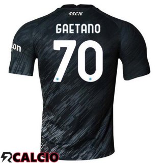 Terza Maglia SSC Napoli (Gaetano 70) Nero 2022/2023  Terza Maglia SSC Napoli (Gaetano 70) Nero 2022/2023