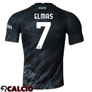 Terza Maglia SSC Napoli (Elmas 7) Nero 2022/2023
