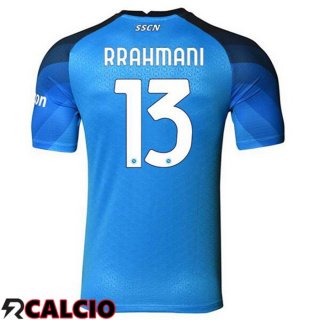 Prima Maglia SSC Napoli (Rrahmani 13) Blu 2022/2023