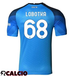 Prima Maglia SSC Napoli (Lobotka 68) Blu 2022/2023  Prima Maglia SSC Napoli (Lobotka 68) Blu 2022/2023