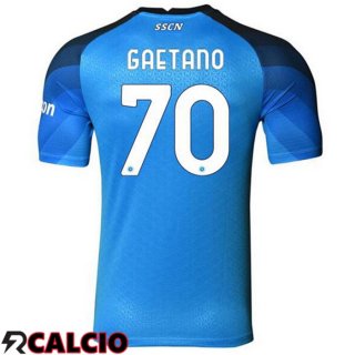 Prima Maglia SSC Napoli (Gaetano 70) Blu 2022/2023