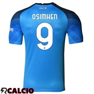 Prima Maglia SSC Napoli (Osimhen 9) Blu 2022/2023  Prima Maglia SSC Napoli (Osimhen 9) Blu 2022/2023