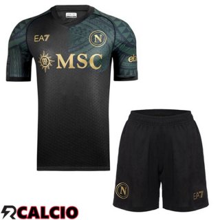 Terza Maglia SSC Napoli Bambino Nero 2023/2024