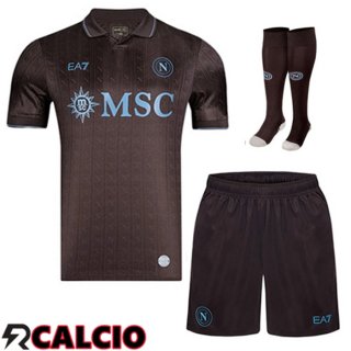 Terza Insieme Maglia SSC Napoli (Pantaloncini + Calzini) 2025/2026  Terza Insieme Maglia SSC Napoli (Pantaloncini + Calzini) 2025/2026