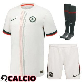Seconda Insieme Maglia Chelsea (Pantaloncini + Calzini) 2025/2026  Seconda Insieme Maglia Chelsea (Pantaloncini + Calzini) 2025/2026
