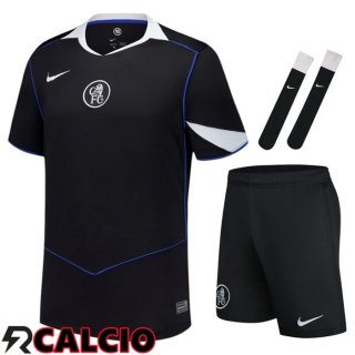 Terza Insieme Maglia Chelsea (Pantaloncini + Calzini) 2025/2026  Terza Insieme Maglia Chelsea (Pantaloncini + Calzini) 2025/2026
