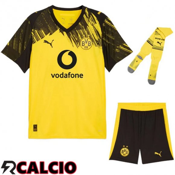 Prima Insieme Maglia BVB Dortmund (Pantaloncini + Calzini) 2025/2026  Prima Insieme Maglia BVB Dortmund (Pantaloncini + Calzini) 2025/2026