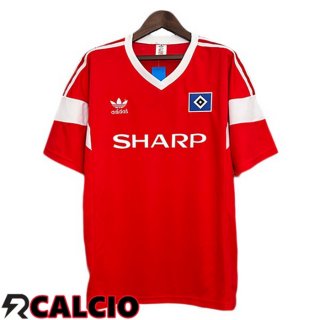 Seconda Maglia Hamburger SV Retro Rosso 1988-1989  Seconda Maglia Hamburger SV Retro Rosso 1988-1989